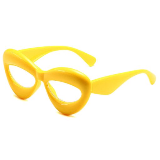 Transparent Lens Cat Eye Glasses
