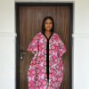 Simple Elegant Pink Ankara Boubou