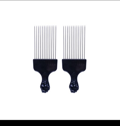 Metal Afro Comb