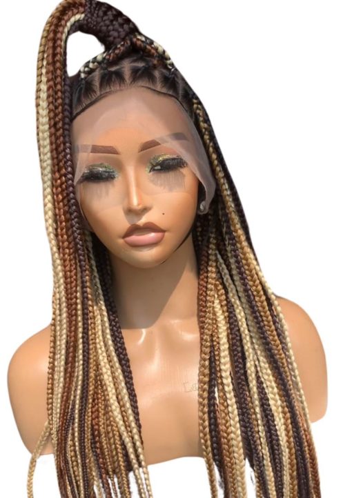 Multi-Tone Braided Wig