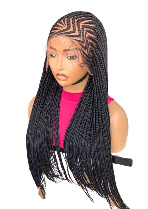 Zig-Zag Braided Wig