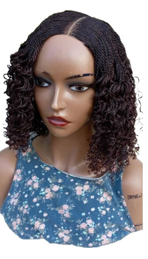 Curled Braided Wig